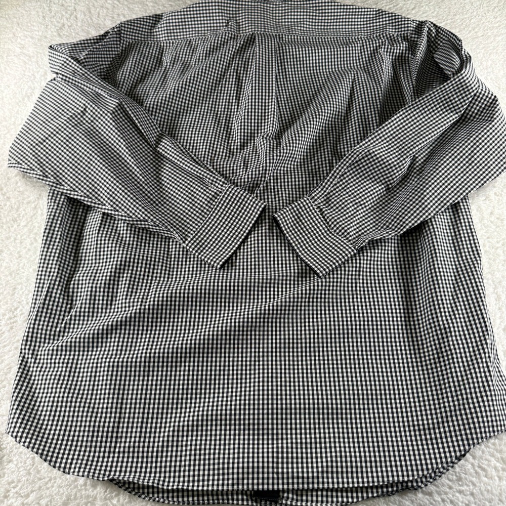 3 Lot Paul Frederick Mens Non Iron 2 Ply Cotton Pinpoint Dress Shirt XXL 17.5-35 - Picture 10 of 11